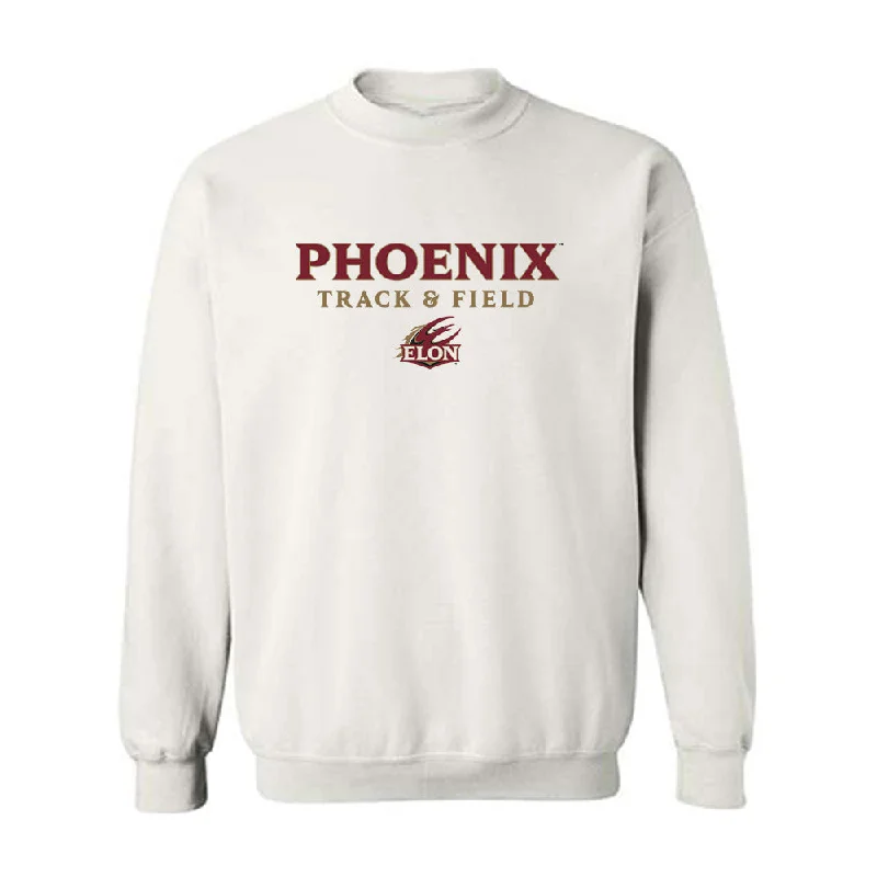 Elon - NCAA Women's Track & Field : Mia Stimpson - Classic Shersey Crewneck Sweatshirt Hoodie with Illustration Artistic Creative