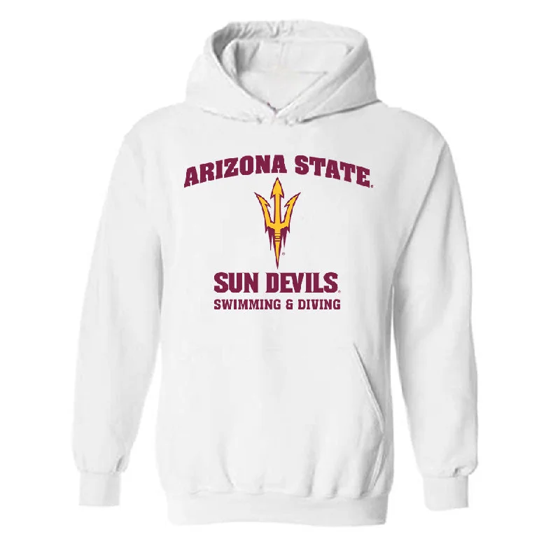 Arizona State - NCAA Women's Swimming & Diving : Miriam Sheehan - Sports Shersey Hooded Sweatshirt Hoodie with Pattern Geometric Abstract