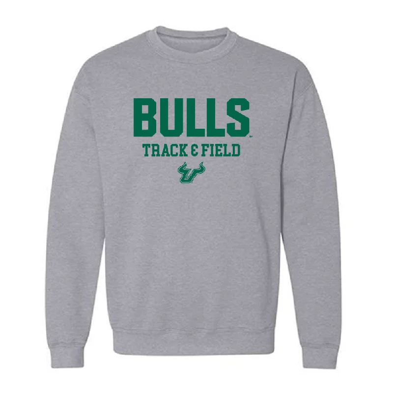 USF - NCAA Women's Track & Field : Ella Galloway - Classic Shersey Crewneck Sweatshirt Hoodie with Embroidery Detailed Premium USF - NCAA Women's Track & Field : Ella Galloway - Classic Shersey Crewneck Sweatshirt Hoodie with Embroidery Detailed Premium