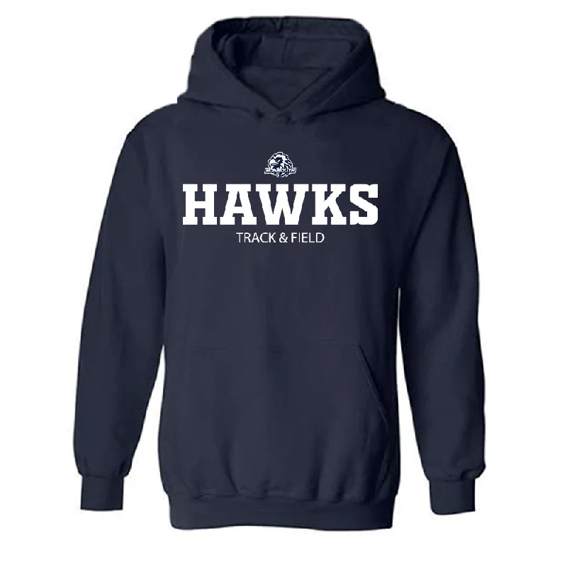 Monmouth - NCAA Women's Track & Field : Emma McKee - Hooded Sweatshirt Hoodie with Gradient Ombre Colorful
