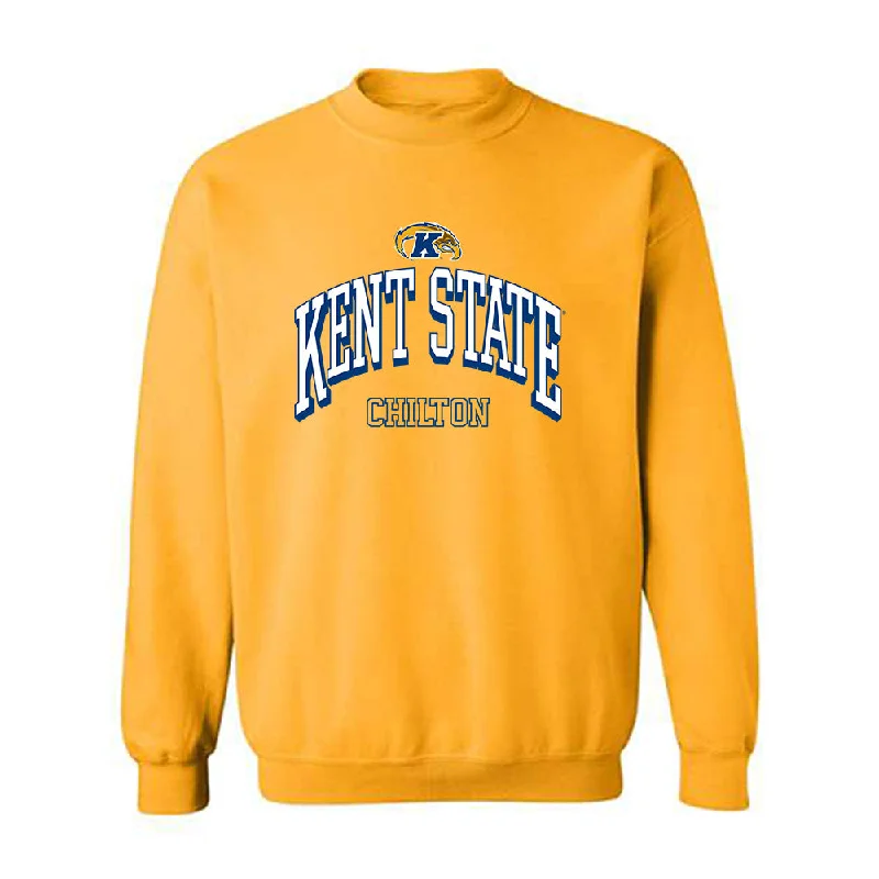 Kent State - NCAA Women's Track & Field : Amryne Chilton - Classic Fashion Shersey Crewneck Sweatshirt Hoodie with Hem Patch Decorative Personalized