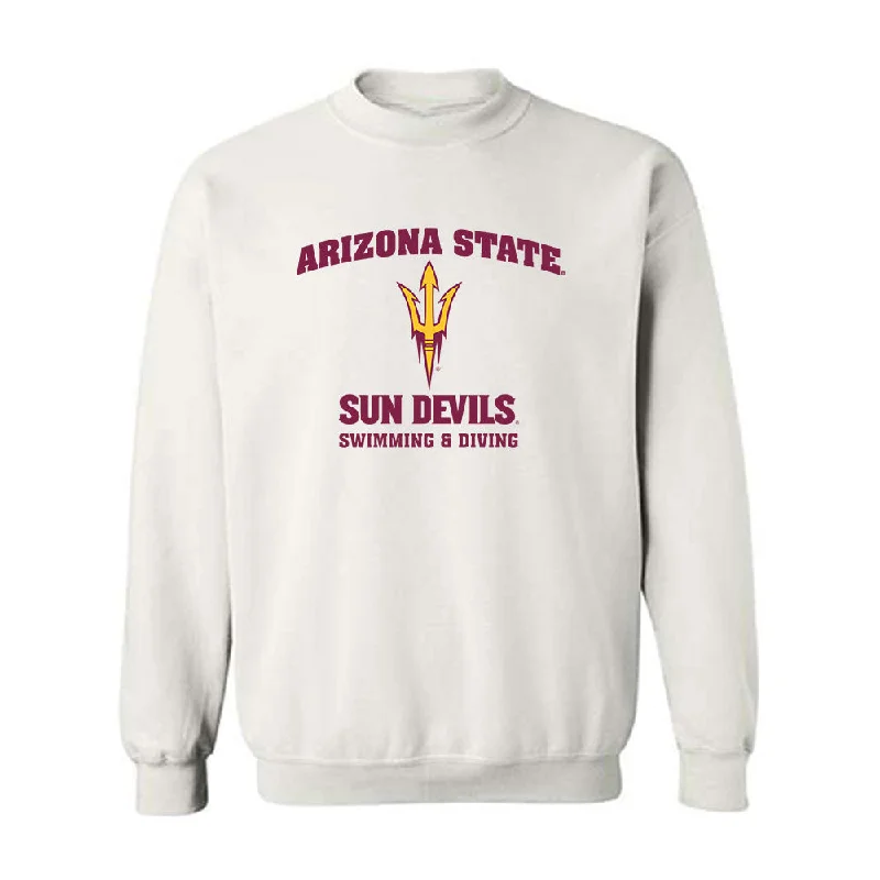 Arizona State - NCAA Women's Swimming & Diving : Miriam Sheehan - Sports Shersey Crewneck Sweatshirt Hoodie with Button Classic Timeless