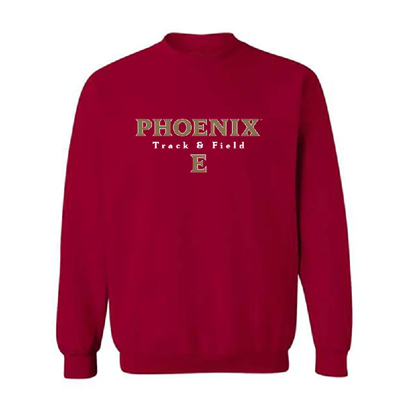 Elon - NCAA Women's Track & Field : Mia Stimpson - Classic Fashion Shersey Crewneck Sweatshirt Hoodie with Emblem Brand Identity