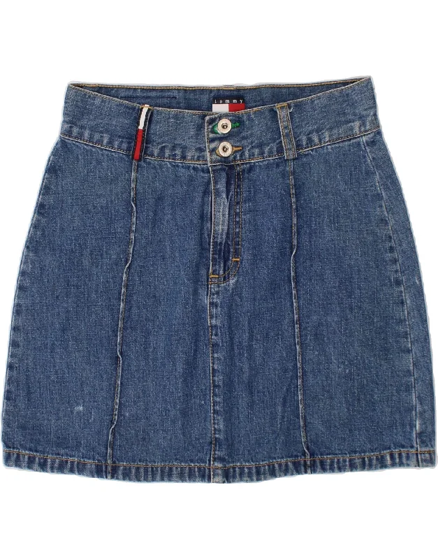 TOMMY HILFIGER Girls Denim Skirt 11-12 Years W25  Blue maxi skirt elegant