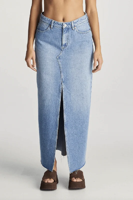 WRANGLER MID REPAIR MAXI SKIRT - FLOAT ON lace skirt delicate