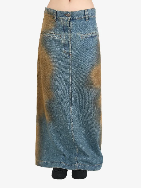 UMA WANG - Women Jane Skirt cashmere skirt plush