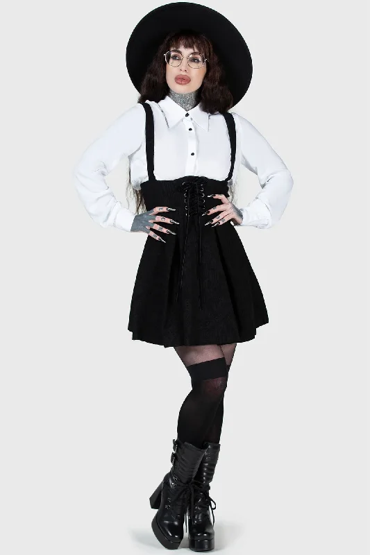 Rotten Relics Suspender Mini Skirt mini skirt trendy