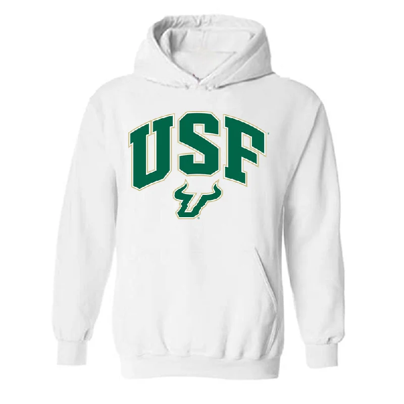 USF - NCAA Women's Track & Field : Ella Galloway - Classic Fashion Shersey Hooded Sweatshirt Hoodie with Patch Decorative Personalized USF - NCAA Women's Track & Field : Ella Galloway - Classic Fashion Shersey Hooded Sweatshirt Hoodie with Patch Decorative Personalized