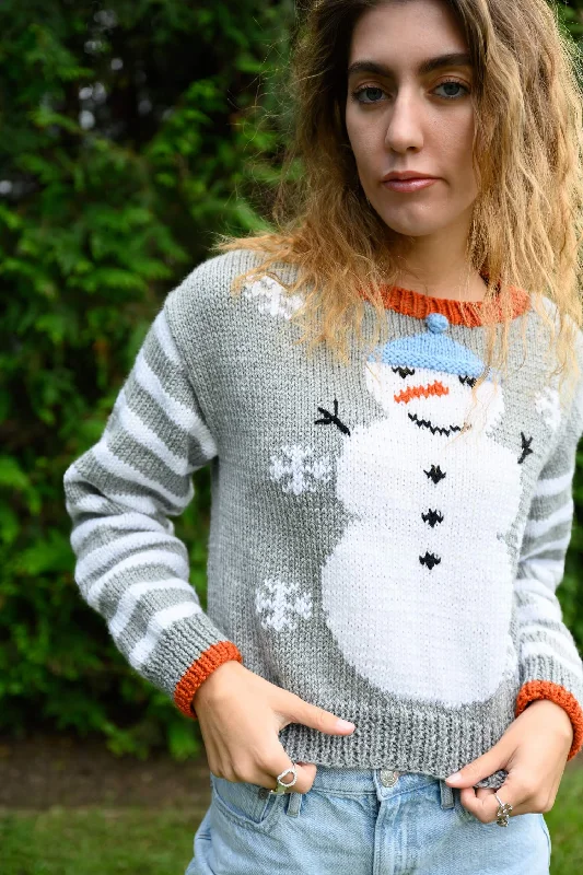Snow Day Sweater (Knit) Fleece Sweater Nylon Polyester