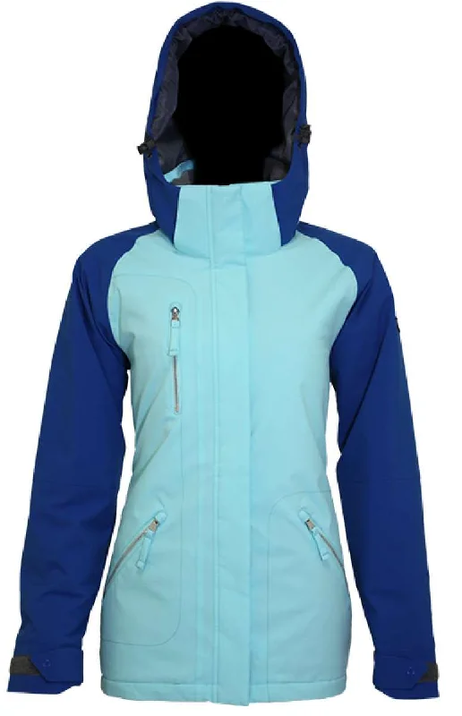 Turbine Ladies Glacier Insulated Jacket 2023 Appliqued Jacket Beaded Jacket Sequined Jacket
