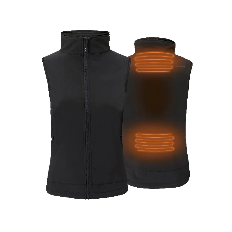 Heated Softshell Sleeveless Jacket – Slim Fit for Women – With Extra Warm Fleece lining Zippered Jacket Buttoned Jacket Snapped Jacket Heated Softshell Sleeveless Jacket – Slim Fit for Women – With Extra Warm Fleece lining Zippered Jacket Buttoned Jacket Snapped Jacket
