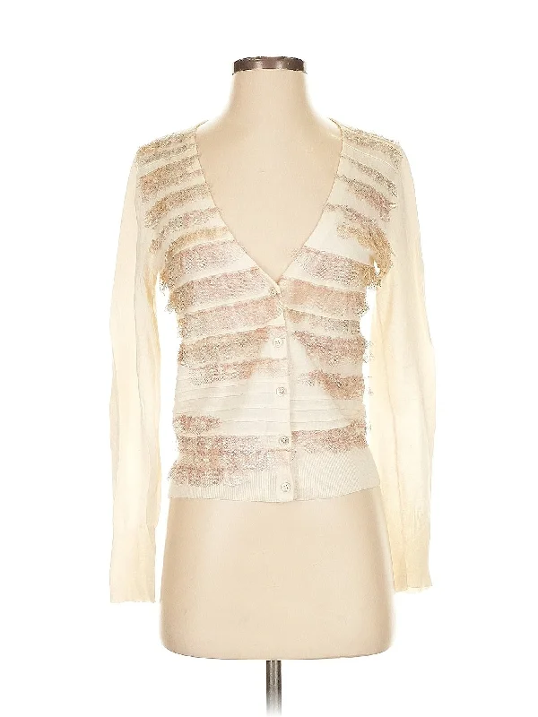 Cardigan Silk Blend Satin Velvet