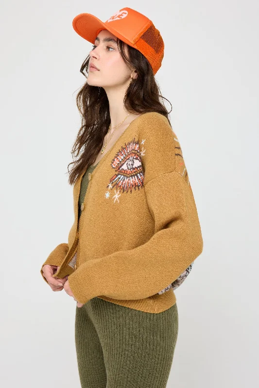 Golden Hour Delaney Cardigan Asymmetrical,ymmetric Pencil Cardigan