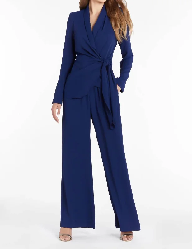 Vera Blazer In Navy High-End Women's Suit