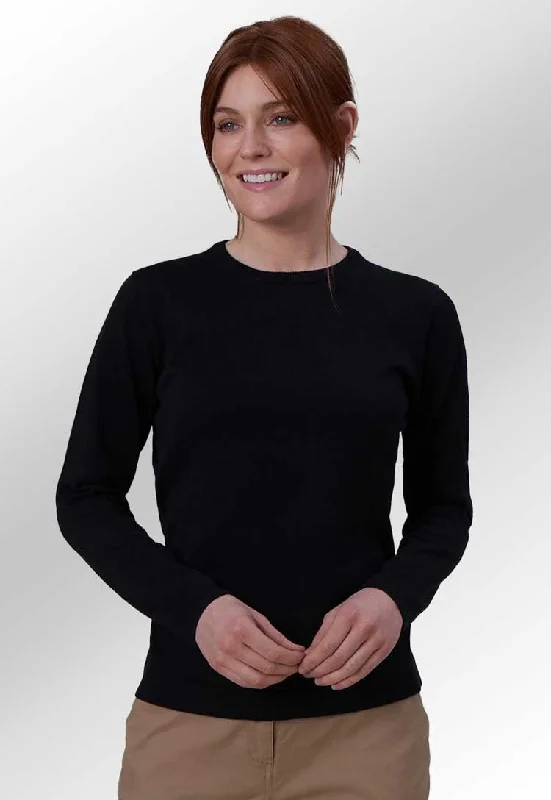 Helena Crew Neck Jumper 2384 Fleece Fabric Down Fabric Feather Fabric