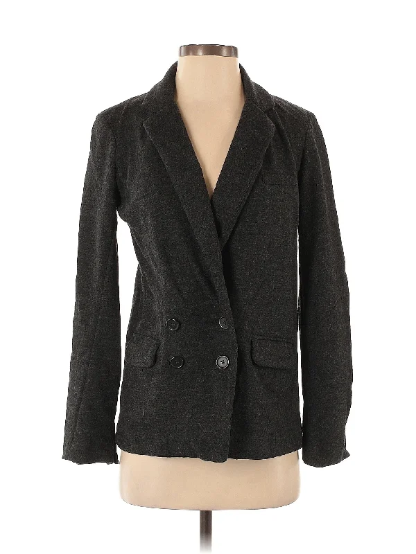 Wool Blazer Women's Leather Blazer