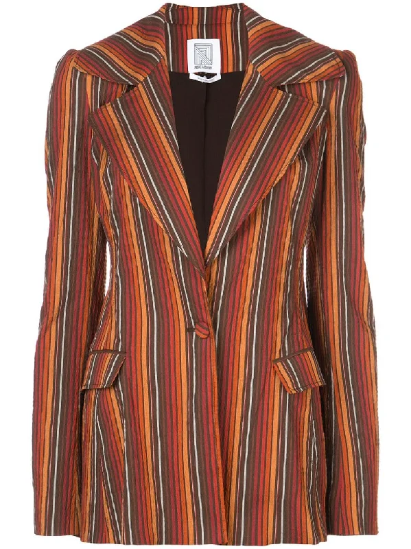 striped blazer Women's Formal Blazer