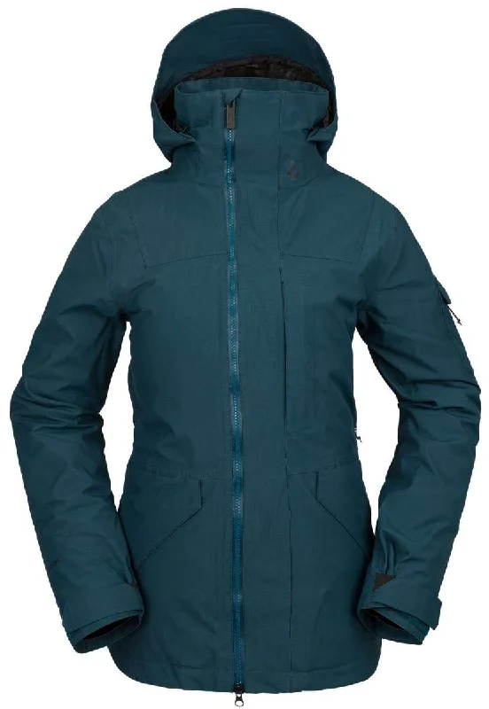 Volcom Women's Iris 3-in-1 GORE-TEX Jacket 2023 Tiered Jacket Buttoned Jacket Zippered Jacket