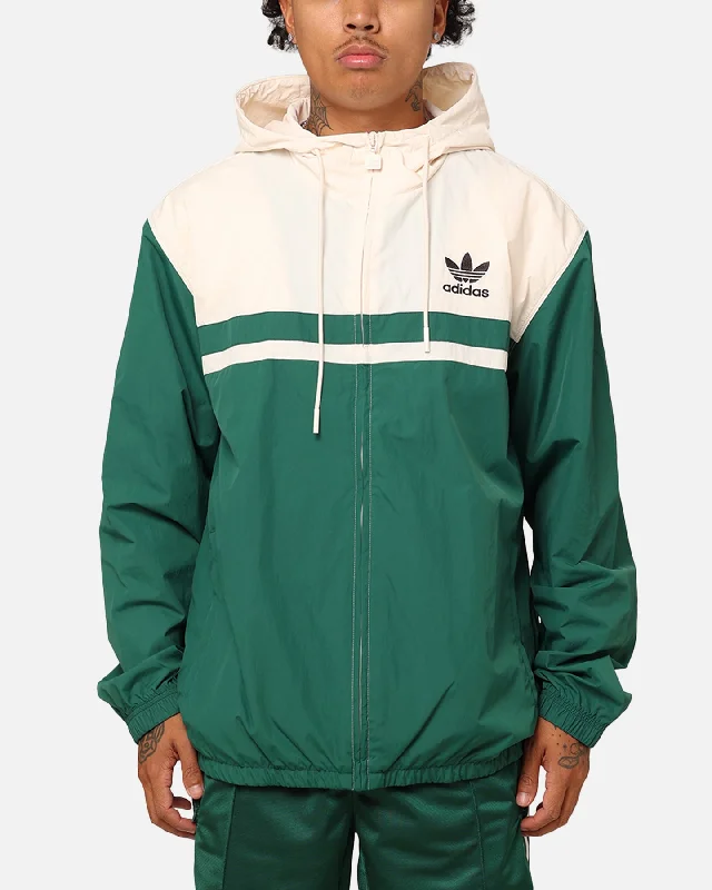 Adidas Windbreaker Jacket Green Jacket Blazer Coat