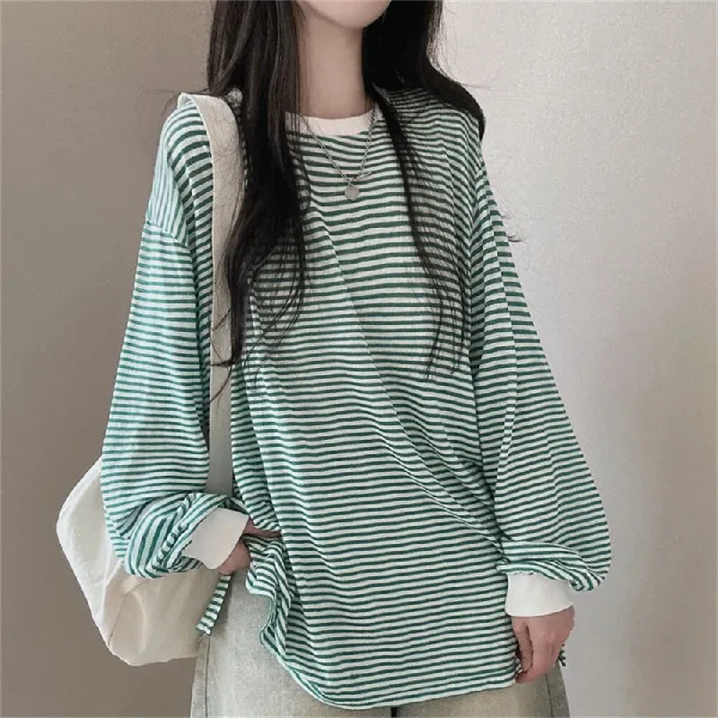60258 stripes, green, thin