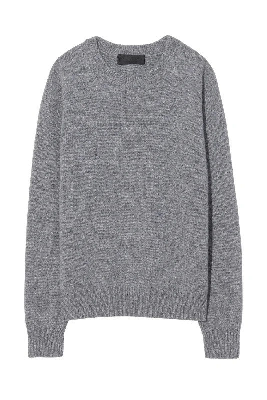 Nora Sweater | Medium Grey Melange Terry Terry Cloth Terry Knit