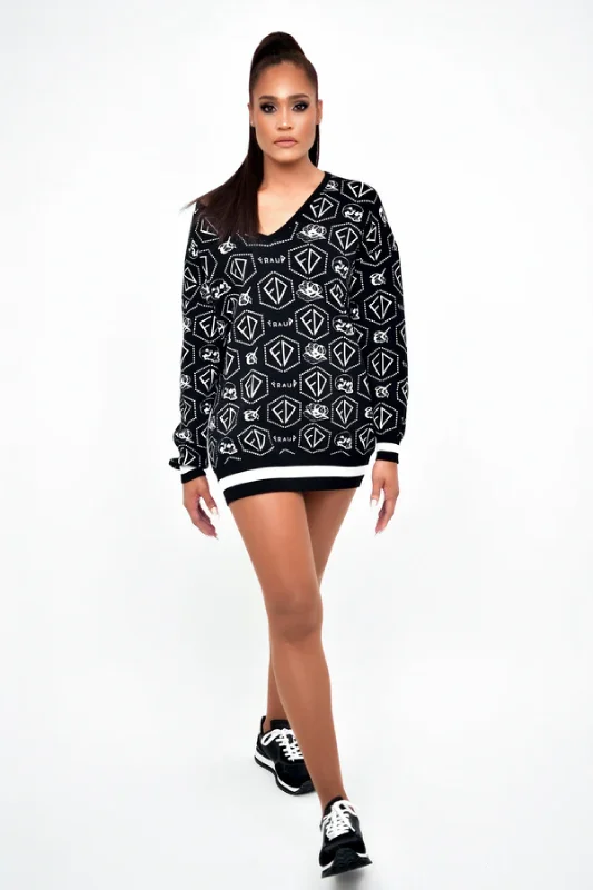 glow in the dark sweater High Neck Crew Neck V-Neck