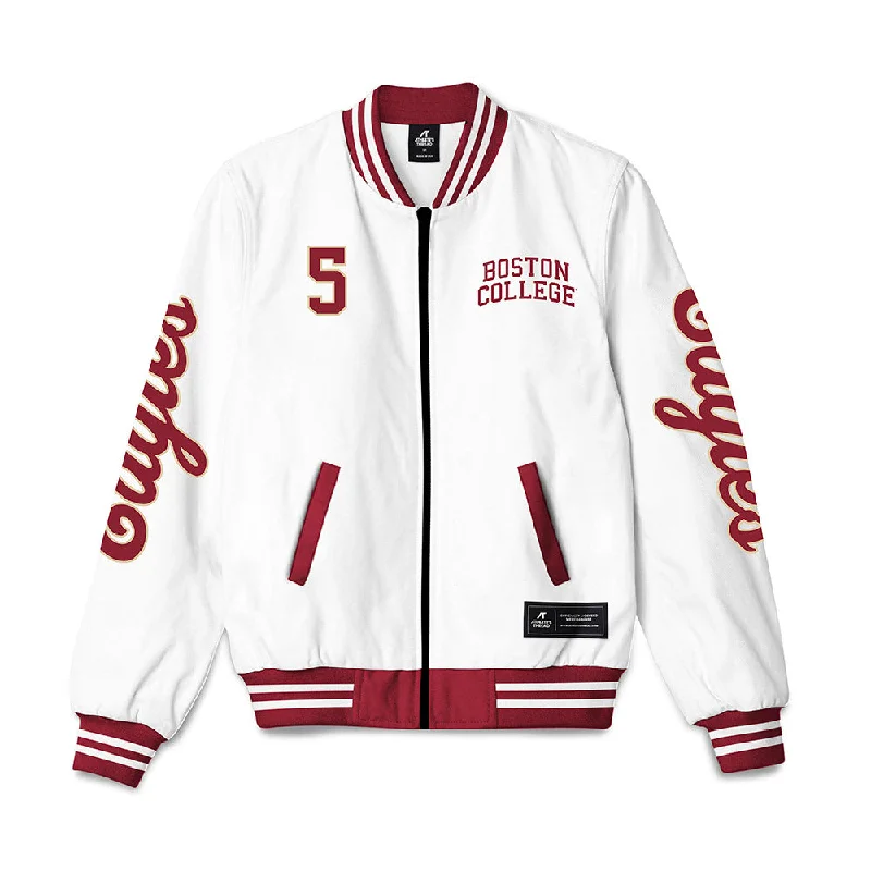 Boston College - NCAA Women's Ice Hockey : Skyler Sharfman - Bomber Jacket Anorak Shell Jacket Lightweight Jacket