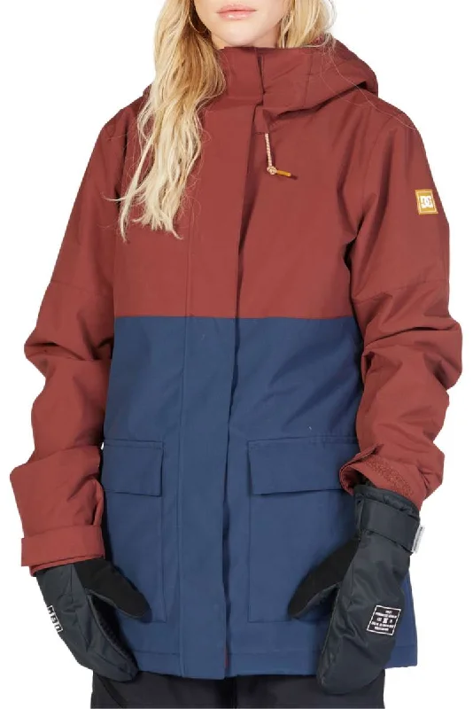 DC Women's Cruiser Insulated Jacket 2023 Herringbone Jacket Checkered Jacket Solid Jacket