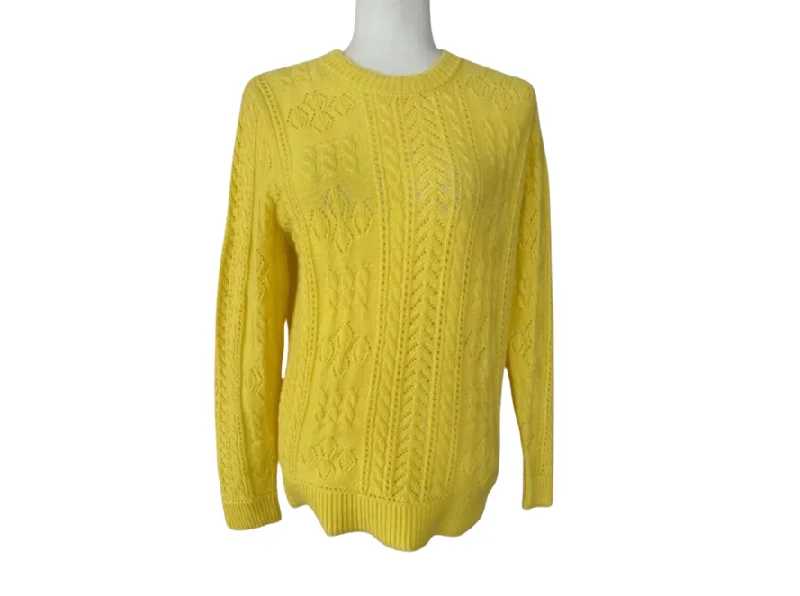 ETRO Milano Crewneck Sweater Mesh Sweater Canvas Denim
