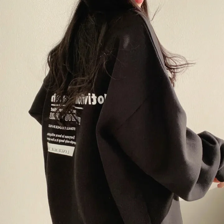 IKEARLAXKorean version sweater women's 2025n Korean Muse spring and autumn winter oversize large size loose tide brand velvet wholesale Modern Contemporary Chic
