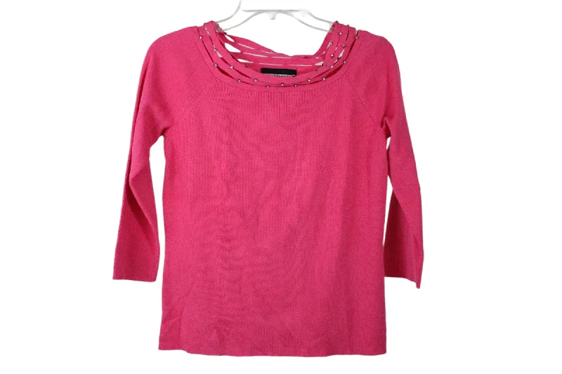 Requirements Pink Sweater | S Elegant Classic Vintage