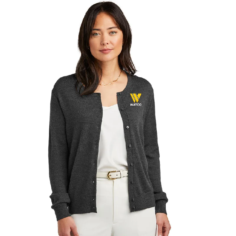 Brooks Brothers ® Women’s Washable Merino Cardigan Sweater - BB18413 Solid Color Striped Floral Print