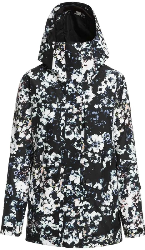 Roxy Women's GORE-TEX Printed Jacket 2023 Corduroy Jacket Velvet Jacket Brocade Jacket
