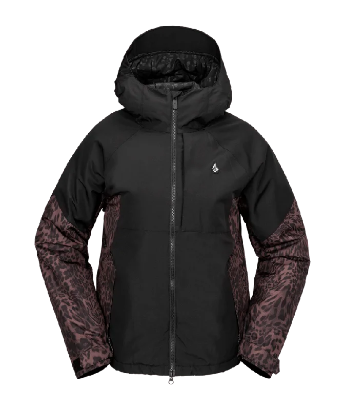 Volcom Agate Insulated Jacket - Women's Zippered Front Buttoned Front Snap Front