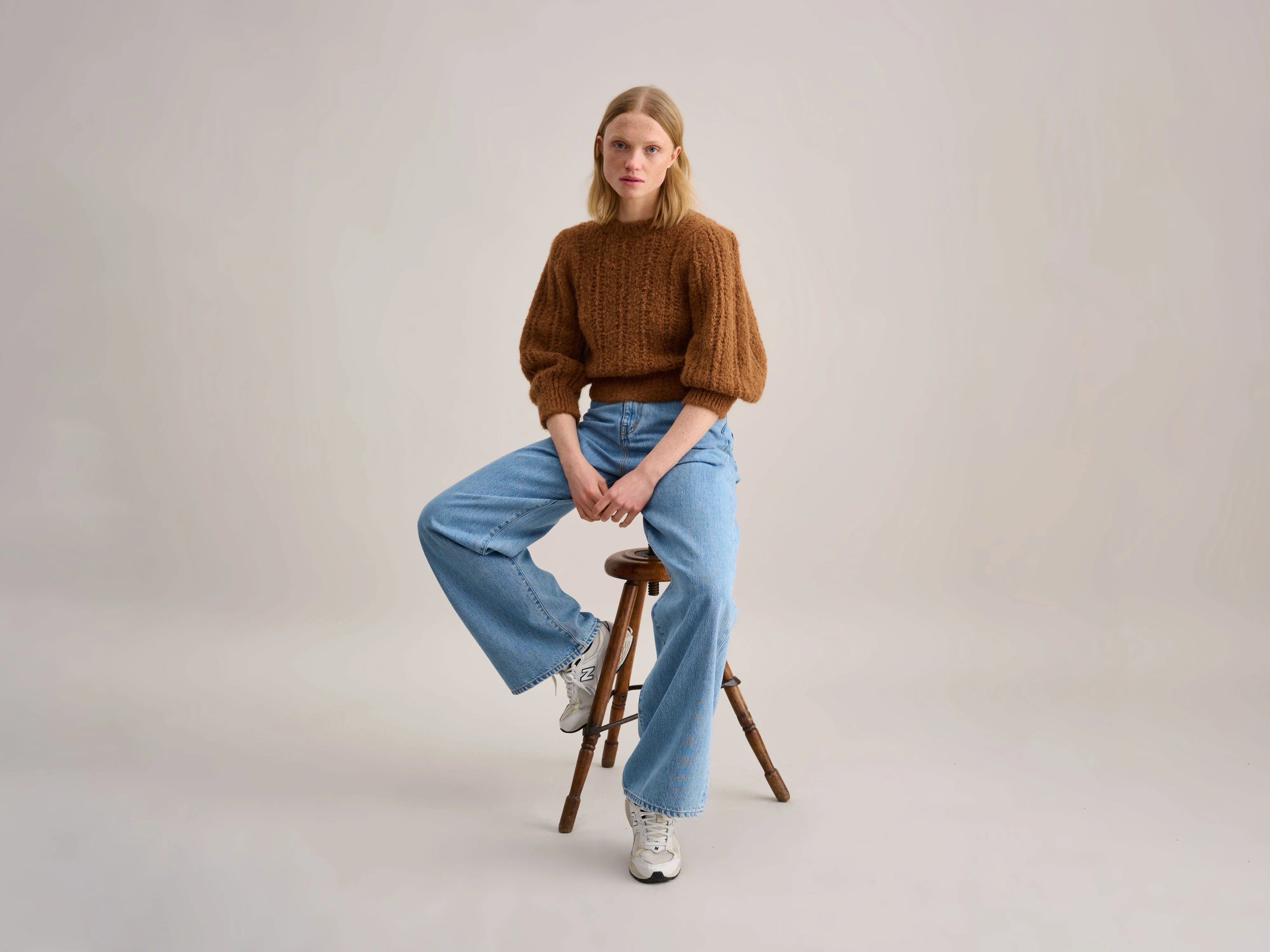 Abohy  Sweater (232 / W / BROWN SUGAR) Nylon Fabric Polyester Fabric Spandex Fabric
