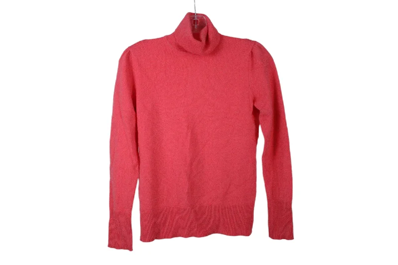 Pink Knit Turtleneck Sweater | S Machine Wash Dry Clean Hand Wash