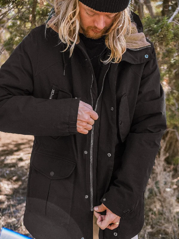 Starget 5K Parka - Black Cozy Faux Fur Parka