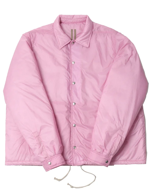 Pink Button Up Jacket Anorak Shell Jacket Lightweight Jacket