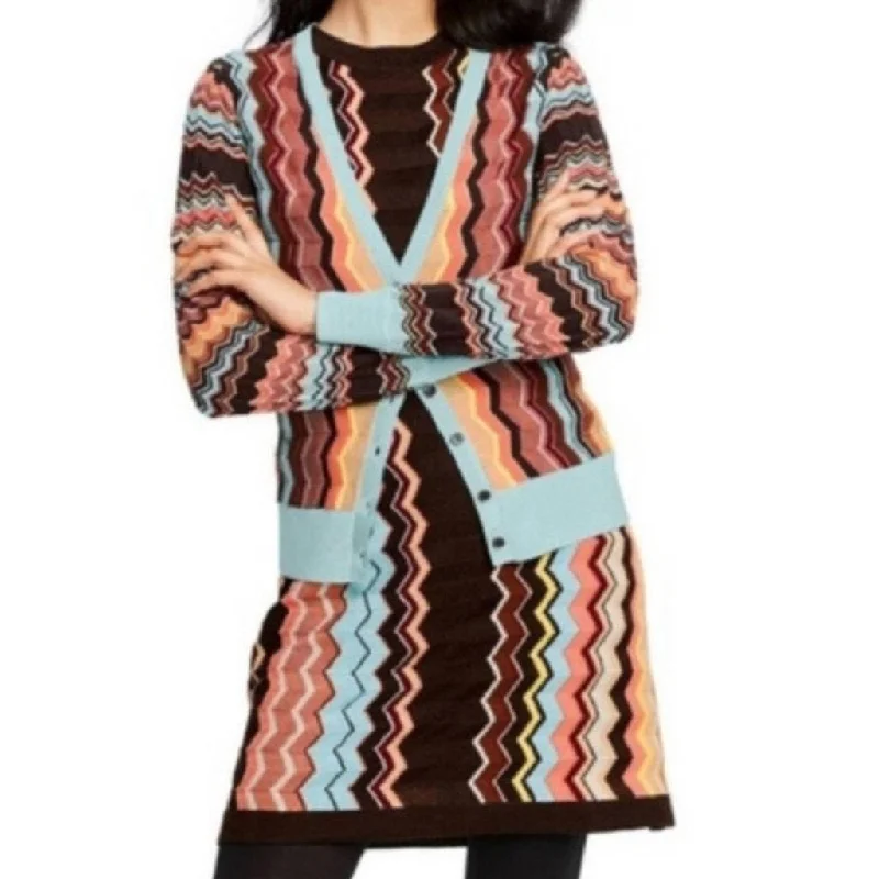 Missoni for Target Chevron Print Knit Cardigan and Dress Set Size Small Button Cardigan Zip Cardigan Pullover Cardigan