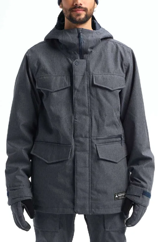 Burton Covert Insulated Jacket 2023 Snapped Jacket Toggled Jacket Drawstring Jacket