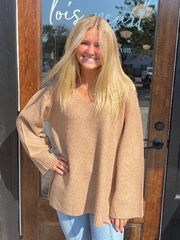 Modern Sweater, Burro Toggled Drawstring Belted