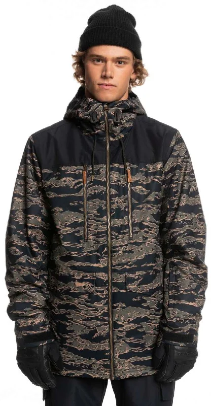 Quiksilver Fairbanks Insulated Jacket 2023 Wool Fabric Cashmere Fabric Tweed Fabric