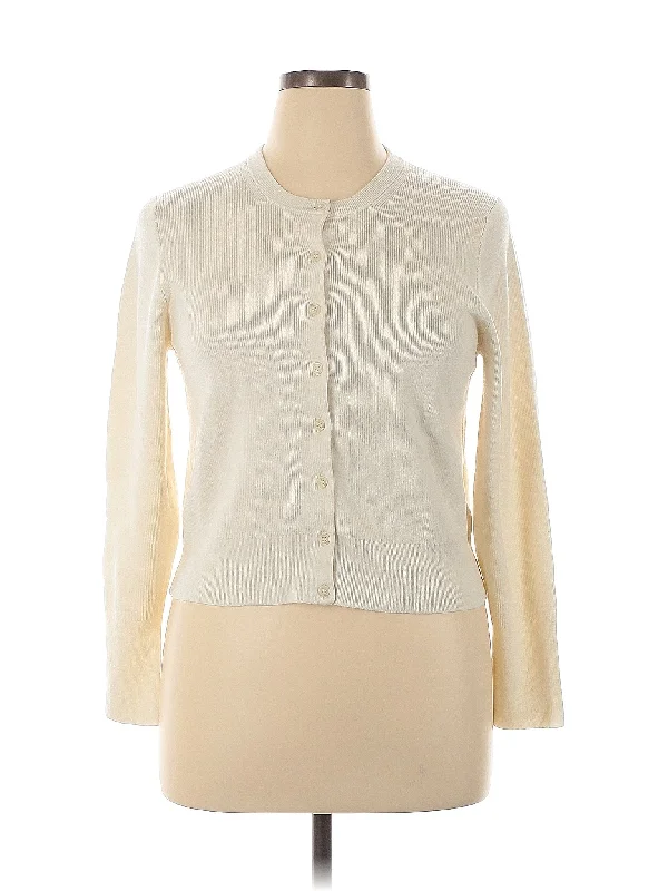 Cardigan Solid Color Striped Floral Print