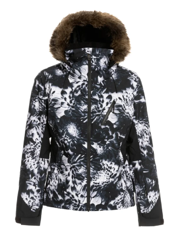 Roxy Jet Ski Premium Jacket - Women's Welt Pockets Slit Pockets Flap Pockets