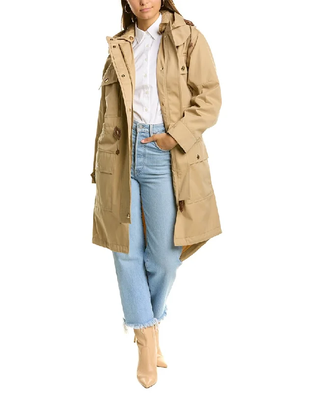 Burberry Parka Padded Longline Parka Coat