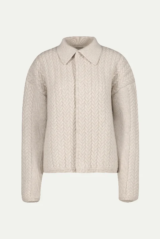 BILBAO cashmere jacket Faux Fur Jacket Real Fur Jacket Shearling Jacket