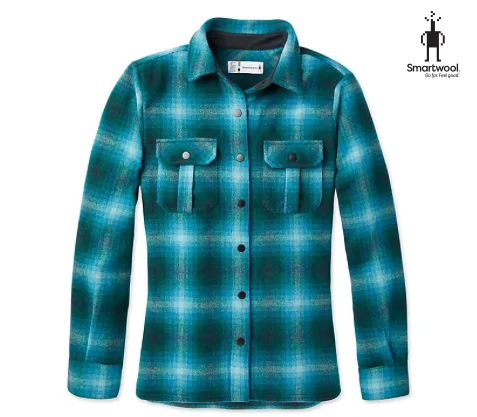 Smartwool | Women's Anchor Line Shirt Jacket Wool Jacket Cashmere Jacket Tweed Jacket