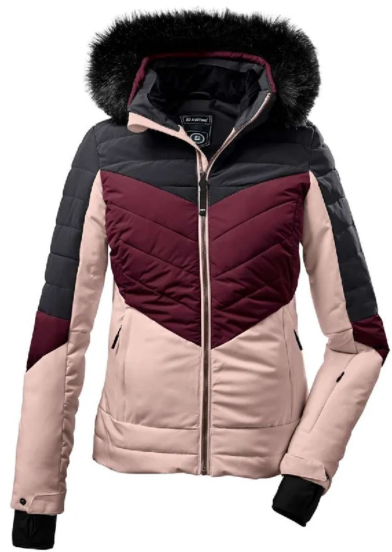 Killtec Women's KSW 250 Quilted Faux Fur Jacket 2022-2023 Front Pockets Side Pockets Patch Pockets