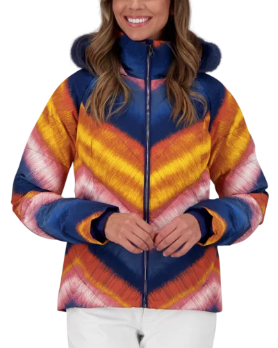 Obermeyer Bombshell Jacket - Women's Zippered Front Buttoned Front Snap Front