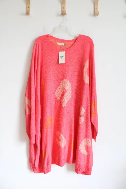 NEW Southern Stitch Pink Long Sleeved Sweater Dress | XXL/XXXL Elegant Classic Vintage
